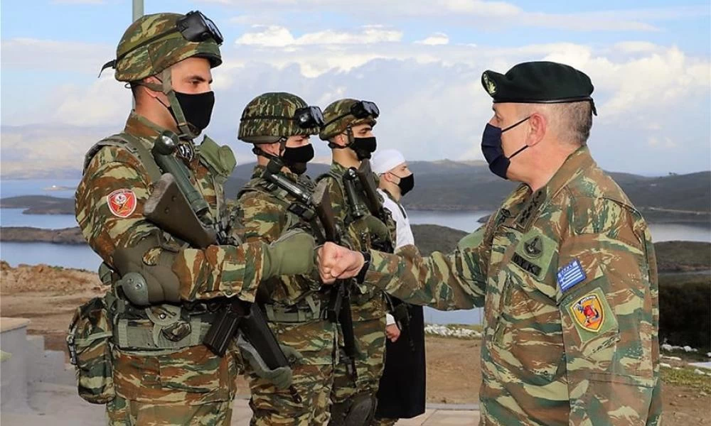 Επίσκεψη Φλώρου σε Χίο και στα φυλάκια «Παναγιά» & «Αγία Ελένη